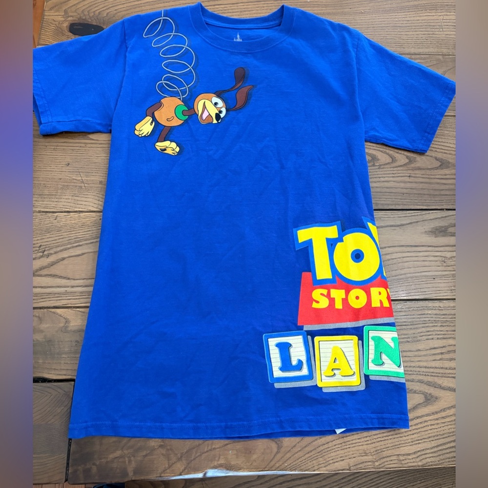 Disney ADULT Shirt SMALL - Toy Story Land Slinky Dog T-Shirt